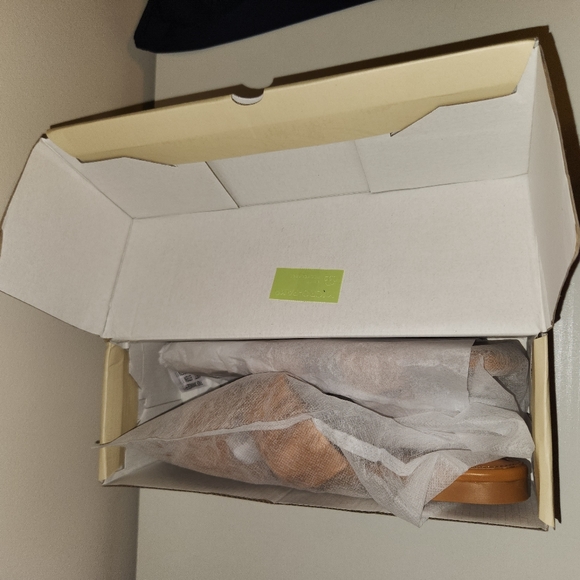 NIB- Brown Square Toe Mule Slides Sz 10 - Picture 6 of 7